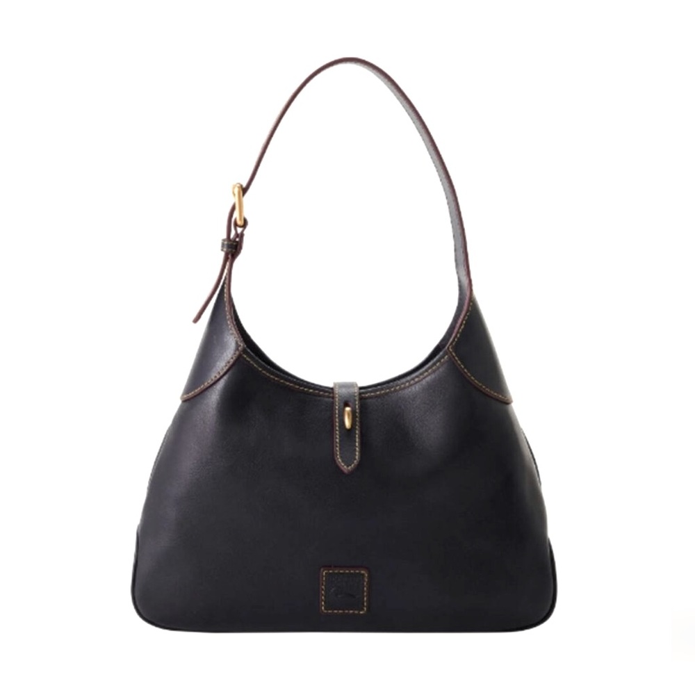 Black Florentine Crescent shoulder bag